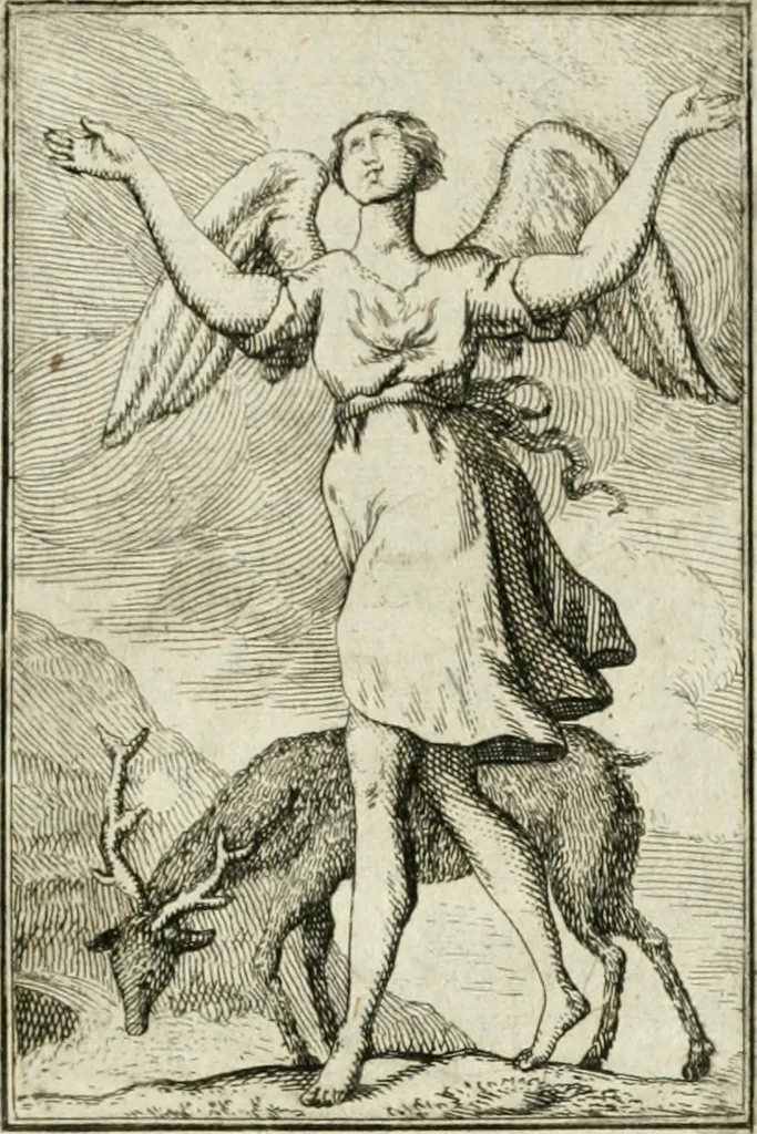 An illustration from Iconologie, tirée de divers auteurs : ouvrage utile aux gens de lettres, aux poëtes, aux artistes, & généralement à tous les amateurs des beaux-arts, 1766, leaf 170