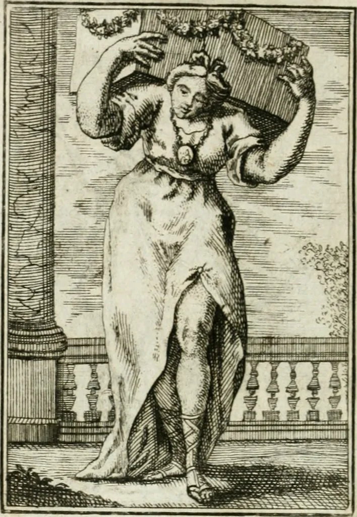 An illustration from Iconologie, tirée de divers auteurs : ouvrage utile aux gens de lettres, aux poëtes, aux artistes, & généralement à tous les amateurs des beaux-arts, 1766, leaf 179