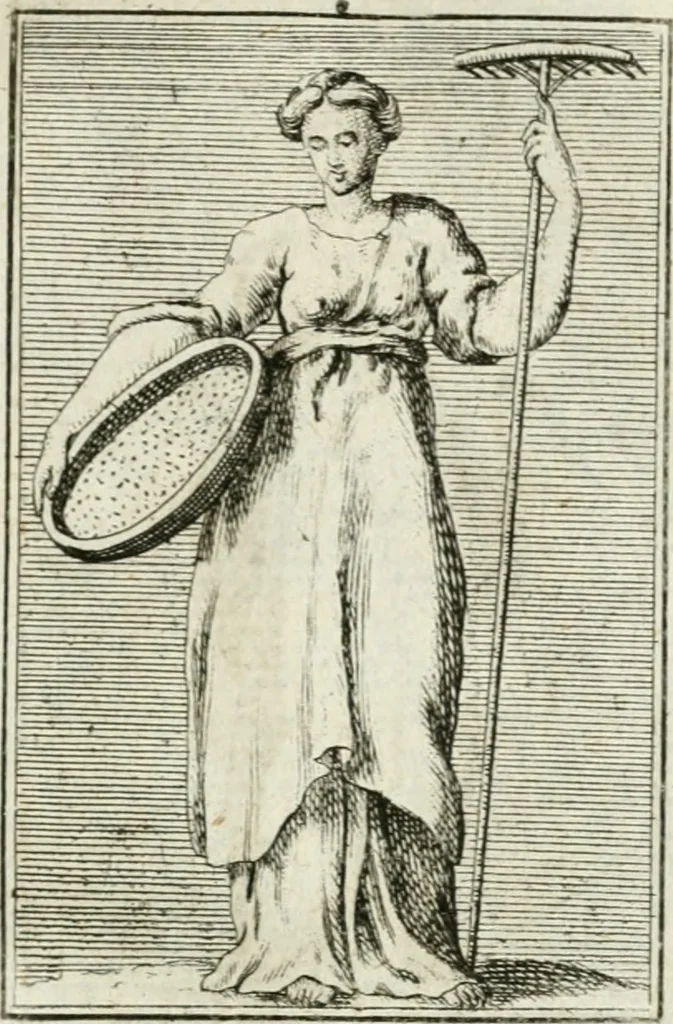 An illustration from Iconologie, tirée de divers auteurs : ouvrage utile aux gens de lettres, aux poëtes, aux artistes, & généralement à tous les amateurs des beaux-arts, 1766, leaf 184