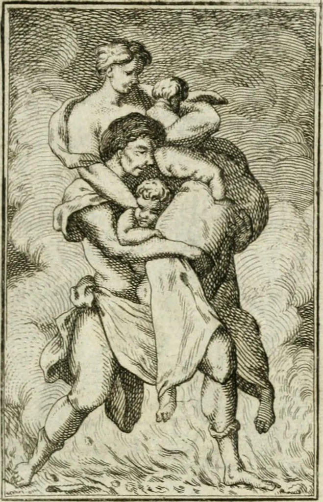 An illustration from Iconologie, tirée de divers auteurs : ouvrage utile aux gens de lettres, aux poëtes, aux artistes, & généralement à tous les amateurs des beaux-arts, 1766, leaf 194