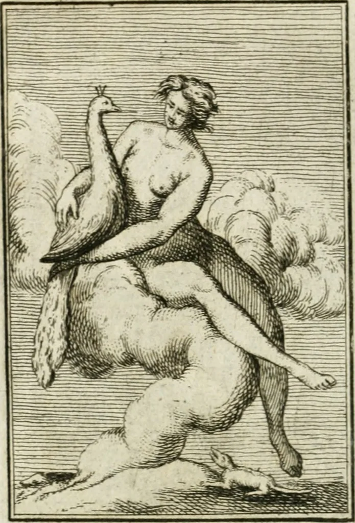 An illustration from Iconologie, tirée de divers auteurs : ouvrage utile aux gens de lettres, aux poëtes, aux artistes, & généralement à tous les amateurs des beaux-arts, 1766, leaf 199