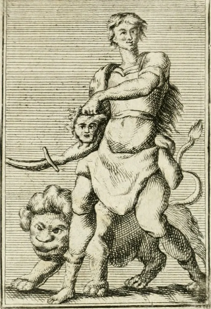 An illustration from Iconologie, tirée de divers auteurs : ouvrage utile aux gens de lettres, aux poëtes, aux artistes, & généralement à tous les amateurs des beaux-arts, 1766, leaf 205