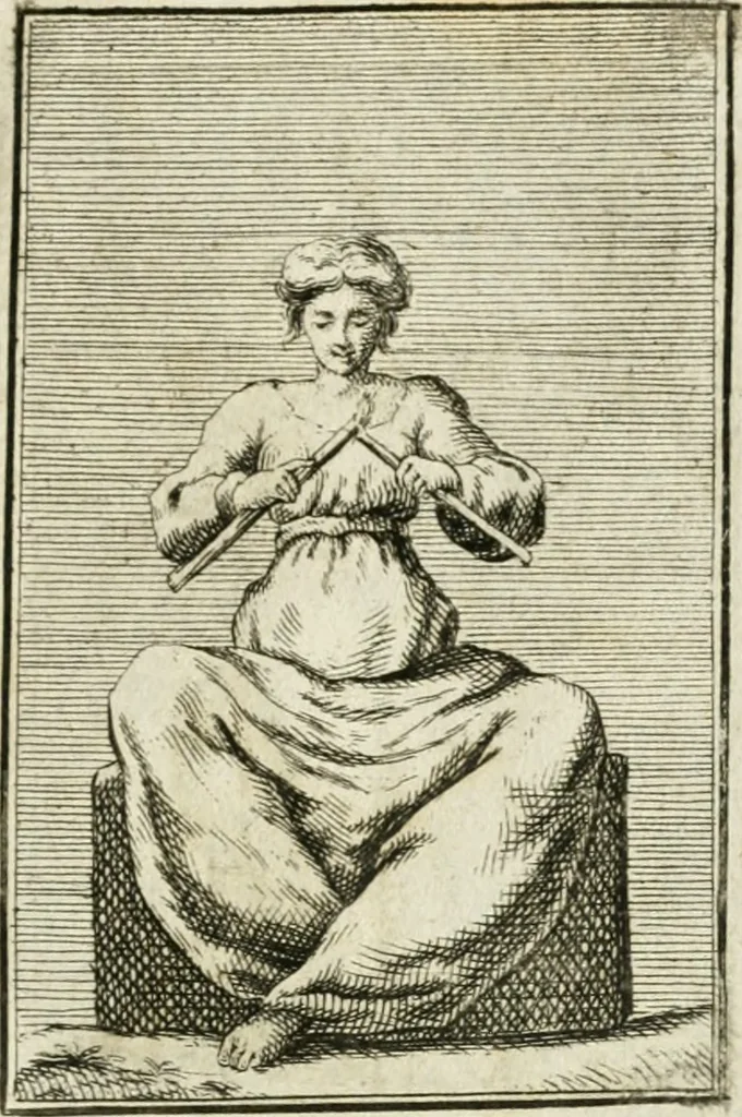 An illustration from Iconologie, tirée de divers auteurs : ouvrage utile aux gens de lettres, aux poëtes, aux artistes, & généralement à tous les amateurs des beaux-arts, 1766, leaf 206