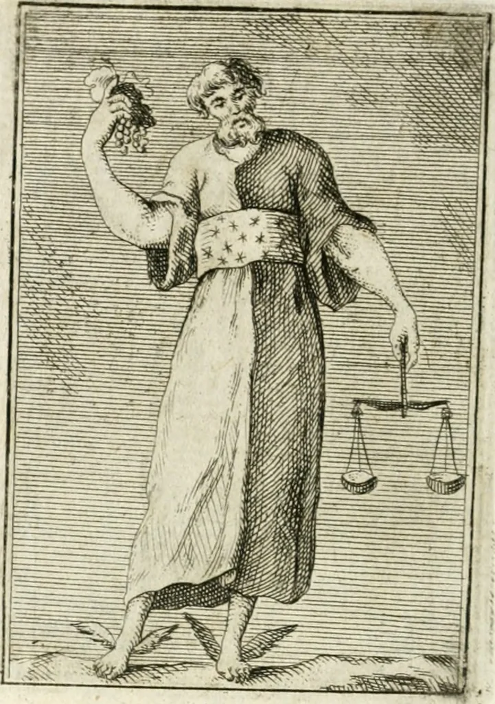 An illustration from Iconologie, tirée de divers auteurs : ouvrage utile aux gens de lettres, aux poëtes, aux artistes, & généralement à tous les amateurs des beaux-arts, 1766, leaf 209