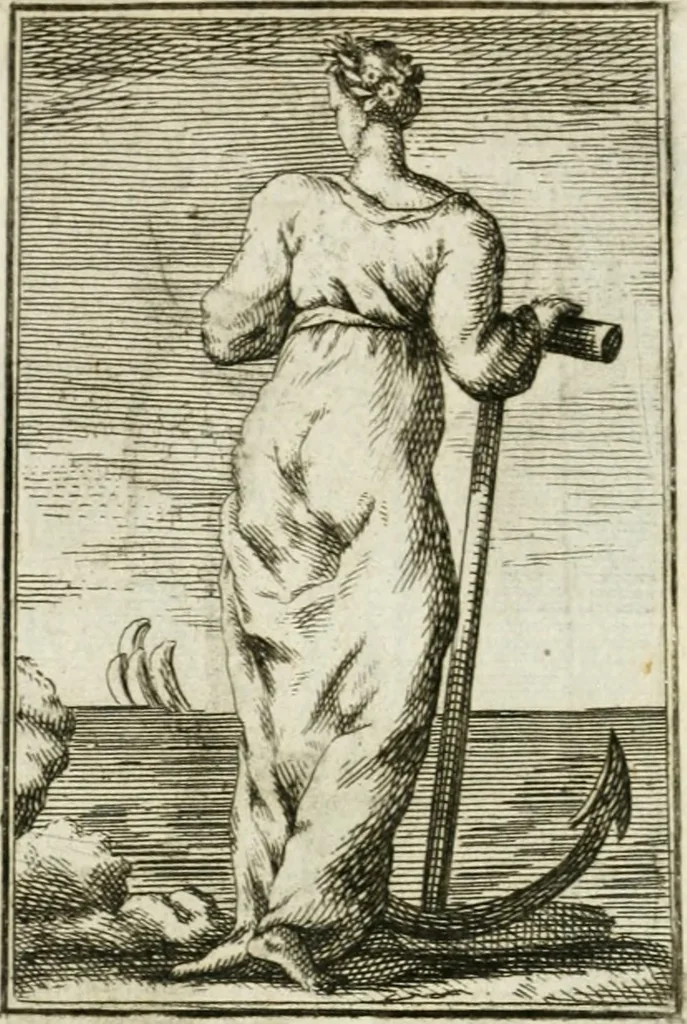 An illustration from Iconologie, tirée de divers auteurs : ouvrage utile aux gens de lettres, aux poëtes, aux artistes, & généralement à tous les amateurs des beaux-arts, 1766, leaf 211