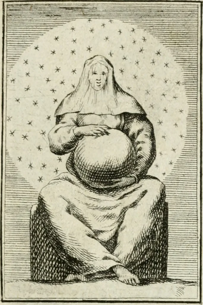 An illustration from Iconologie, tirée de divers auteurs : ouvrage utile aux gens de lettres, aux poëtes, aux artistes, & généralement à tous les amateurs des beaux-arts, 1766, leaf 216