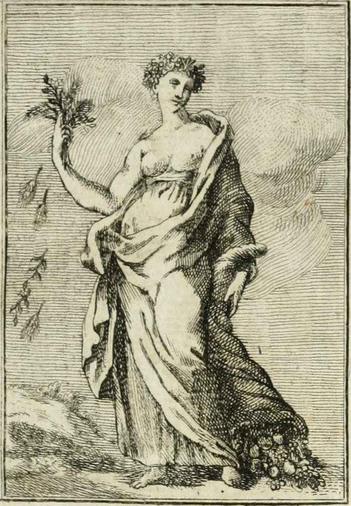 An illustration from Iconologie, tirée de divers auteurs : ouvrage utile aux gens de lettres, aux poëtes, aux artistes, & généralement à tous les amateurs des beaux-arts, 1766, leaf 22