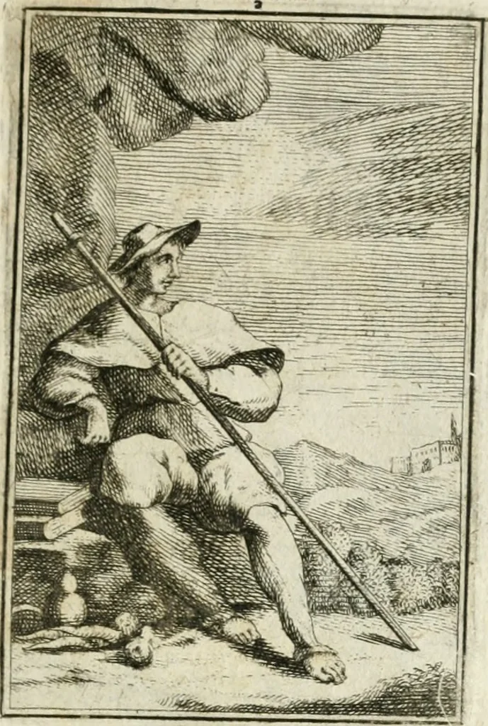 An illustration from Iconologie, tirée de divers auteurs : ouvrage utile aux gens de lettres, aux poëtes, aux artistes, & généralement à tous les amateurs des beaux-arts, 1766, leaf 222