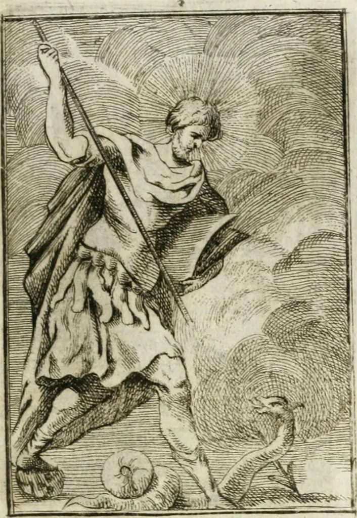 An illustration from Iconologie, tirée de divers auteurs : ouvrage utile aux gens de lettres, aux poëtes, aux artistes, & généralement à tous les amateurs des beaux-arts, 1766, leaf 28