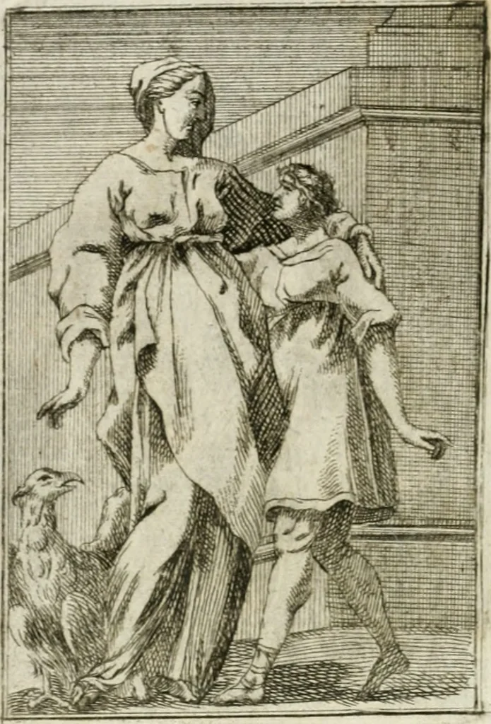 An illustration from Iconologie, tirée de divers auteurs : ouvrage utile aux gens de lettres, aux poëtes, aux artistes, & généralement à tous les amateurs des beaux-arts, 1766, leaf 31