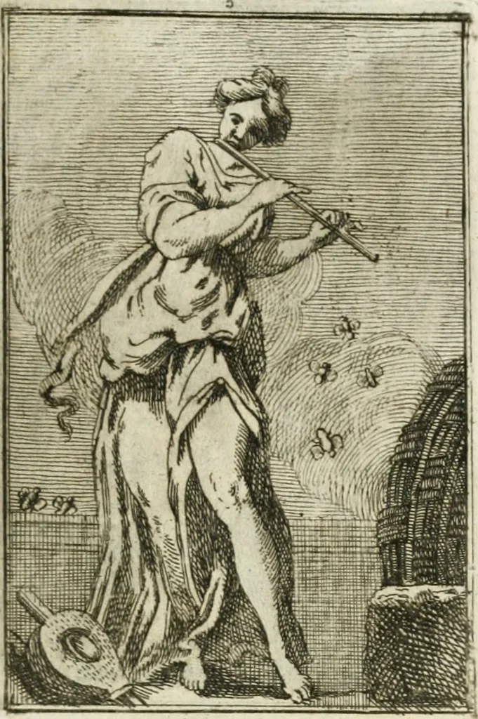 An illustration from Iconologie, tirée de divers auteurs : ouvrage utile aux gens de lettres, aux poëtes, aux artistes, & généralement à tous les amateurs des beaux-arts, 1766, leaf 32