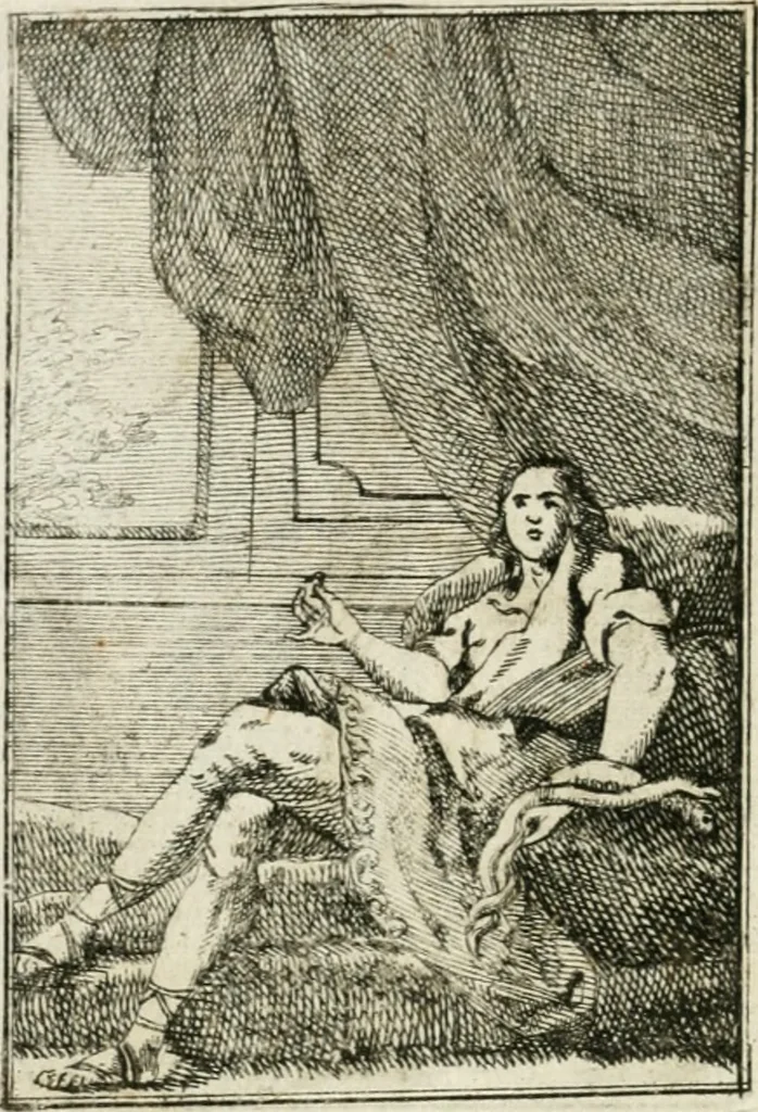 An illustration from Iconologie, tirée de divers auteurs : ouvrage utile aux gens de lettres, aux poëtes, aux artistes, & généralement à tous les amateurs des beaux-arts, 1766, leaf 33