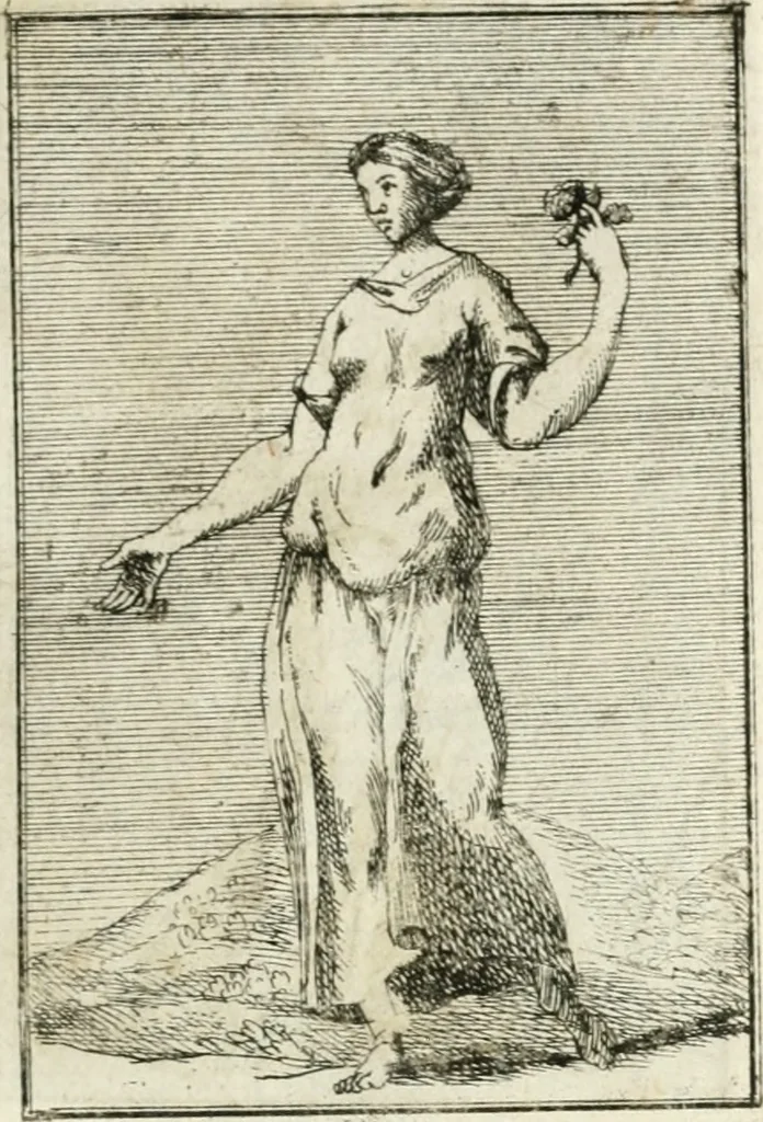 An illustration from Iconologie, tirée de divers auteurs : ouvrage utile aux gens de lettres, aux poëtes, aux artistes, & généralement à tous les amateurs des beaux-arts, 1766, leaf 34