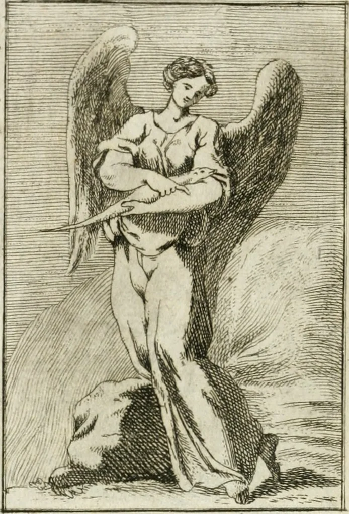An illustration from Iconologie, tirée de divers auteurs : ouvrage utile aux gens de lettres, aux poëtes, aux artistes, & généralement à tous les amateurs des beaux-arts, 1766, leaf 35