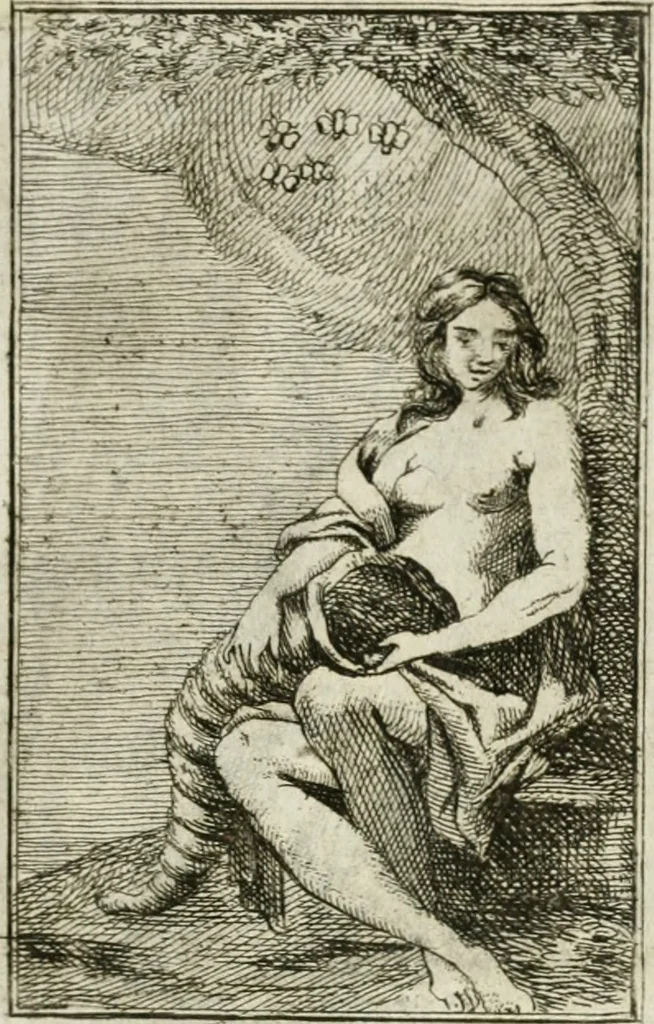 An illustration from Iconologie, tirée de divers auteurs : ouvrage utile aux gens de lettres, aux poëtes, aux artistes, & généralement à tous les amateurs des beaux-arts, 1766, leaf 36