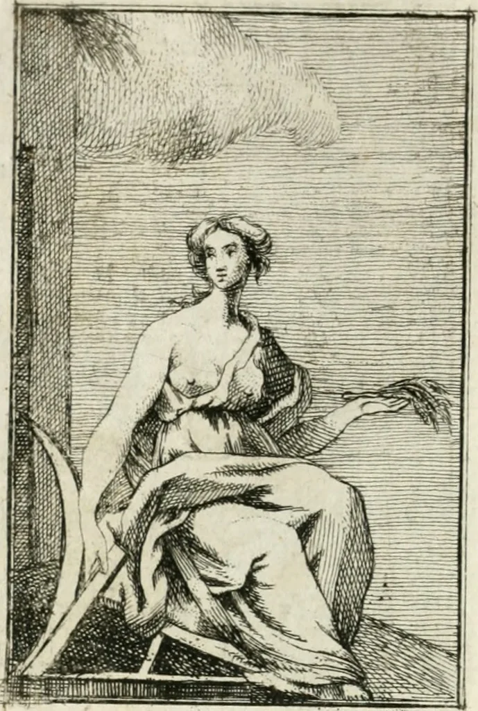 An illustration from Iconologie, tirée de divers auteurs : ouvrage utile aux gens de lettres, aux poëtes, aux artistes, & généralement à tous les amateurs des beaux-arts, 1766, leaf 37