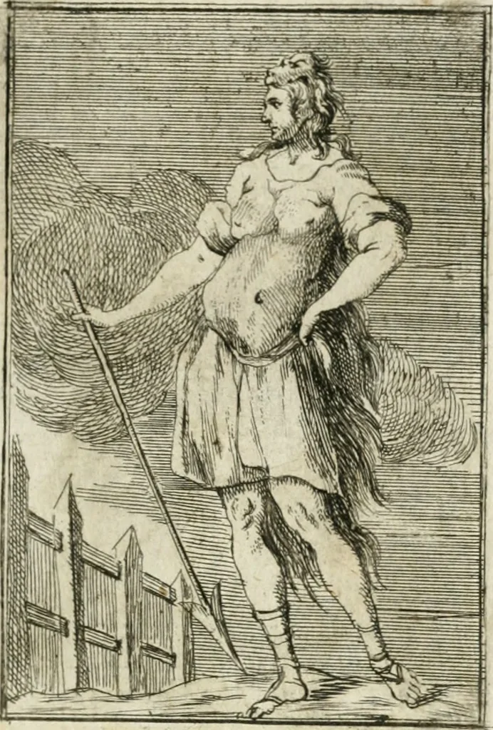 An illustration from Iconologie, tirée de divers auteurs : ouvrage utile aux gens de lettres, aux poëtes, aux artistes, & généralement à tous les amateurs des beaux-arts, 1766, leaf 38