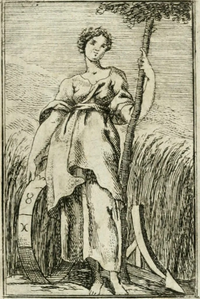 An illustration from Iconologie, tirée de divers auteurs : ouvrage utile aux gens de lettres, aux poëtes, aux artistes, & généralement à tous les amateurs des beaux-arts, 1766, leaf 42