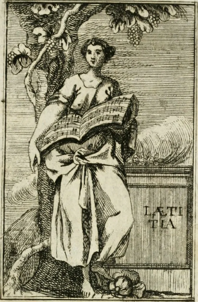 An illustration from Iconologie, tirée de divers auteurs : ouvrage utile aux gens de lettres, aux poëtes, aux artistes, & généralement à tous les amateurs des beaux-arts, 1766, leaf 44