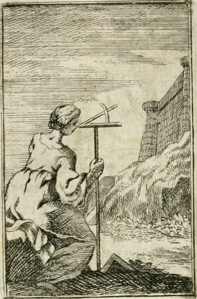 An illustration from Iconologie, tirée de divers auteurs : ouvrage utile aux gens de lettres, aux poëtes, aux artistes, & généralement à tous les amateurs des beaux-arts, 1766, leaf 45