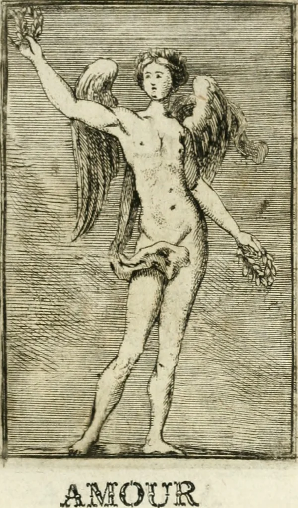 An illustration from Iconologie, tirée de divers auteurs : ouvrage utile aux gens de lettres, aux poëtes, aux artistes, & généralement à tous les amateurs des beaux-arts, 1766, leaf 54