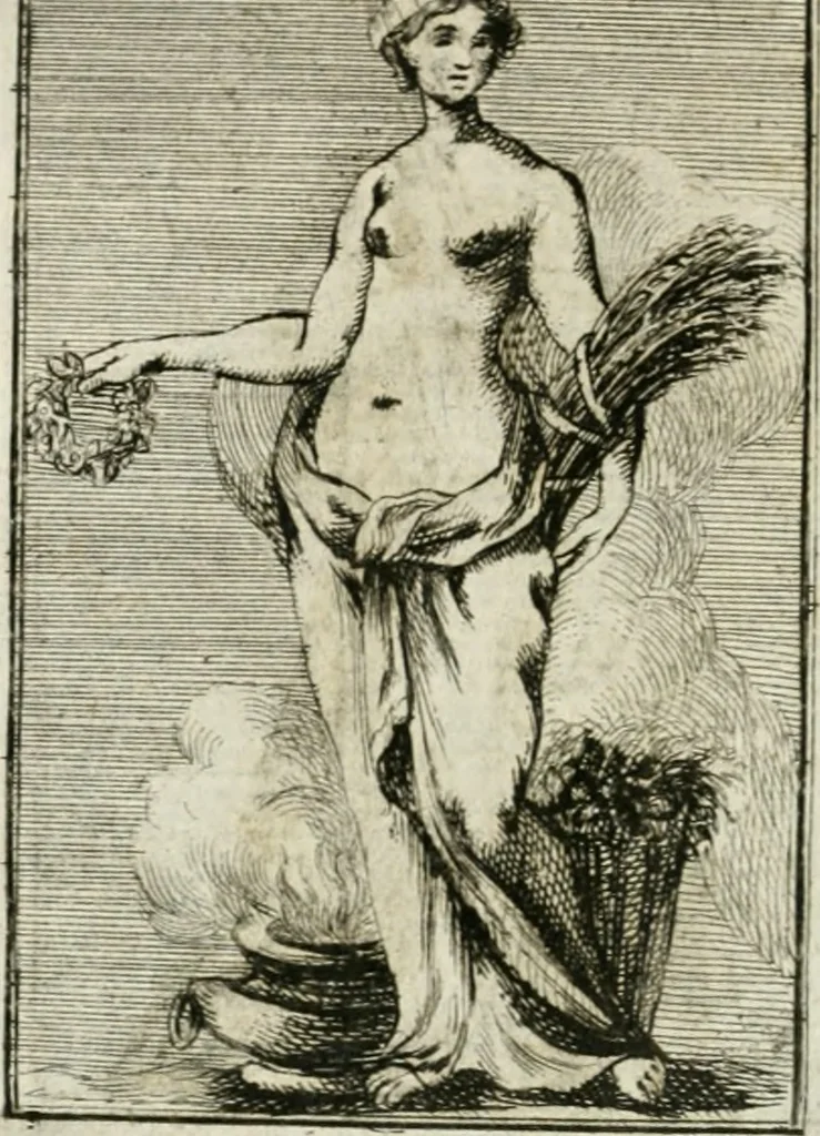 An illustration from Iconologie, tirée de divers auteurs : ouvrage utile aux gens de lettres, aux poëtes, aux artistes, & généralement à tous les amateurs des beaux-arts, 1766, leaf 59