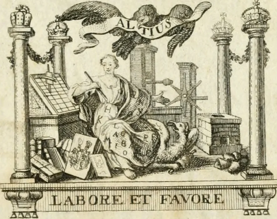 An illustration from Iconologie, tirée de divers auteurs : ouvrage utile aux gens de lettres, aux poëtes, aux artistes, & généralement à tous les amateurs des beaux-arts, 1766, leaf 6