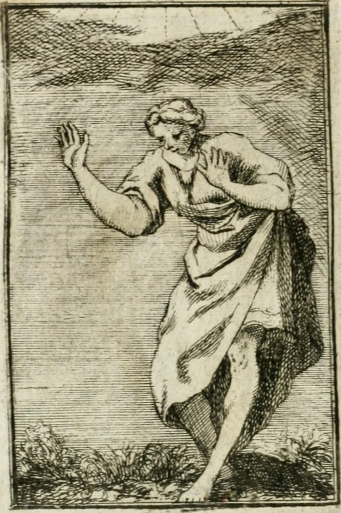 An illustration from Iconologie, tirée de divers auteurs : ouvrage utile aux gens de lettres, aux poëtes, aux artistes, & généralement à tous les amateurs des beaux-arts, 1766, leaf 71