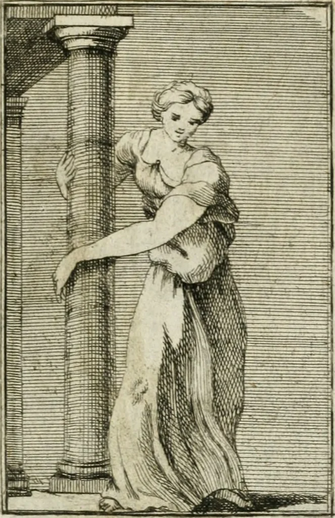 An illustration from Iconologie, tirée de divers auteurs : ouvrage utile aux gens de lettres, aux poëtes, aux artistes, & généralement à tous les amateurs des beaux-arts, 1766, leaf 72