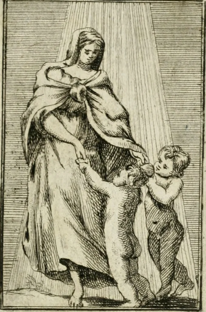 An illustration from Iconologie, tirée de divers auteurs : ouvrage utile aux gens de lettres, aux poëtes, aux artistes, & généralement à tous les amateurs des beaux-arts, 1766, leaf 84