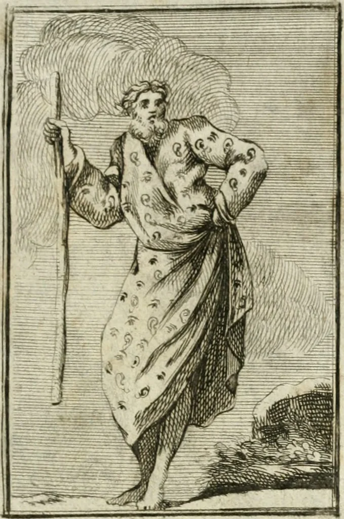 An illustration from Iconologie, tirée de divers auteurs : ouvrage utile aux gens de lettres, aux poëtes, aux artistes, & généralement à tous les amateurs des beaux-arts, 1766, leaf 90