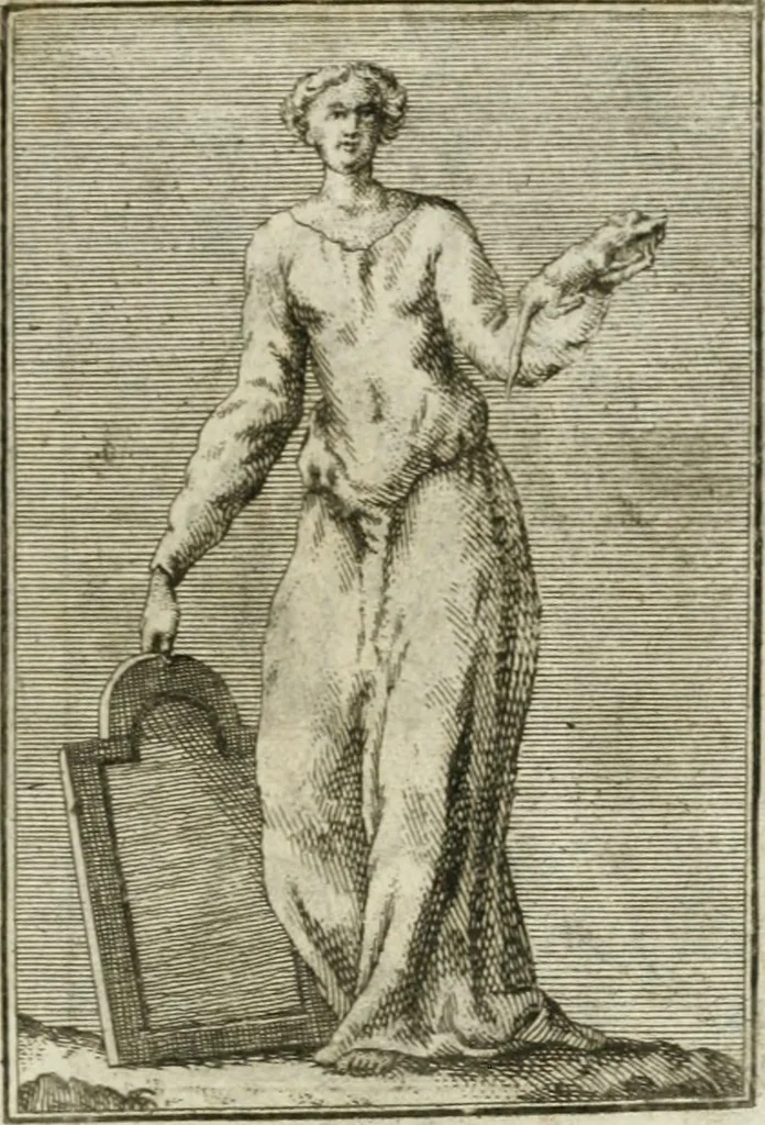 An illustration from Iconologie, tirée de divers auteurs : ouvrage utile aux gens de lettres, aux poëtes, aux artistes, & généralement à tous les amateurs des beaux-arts, 1766, leaf 94