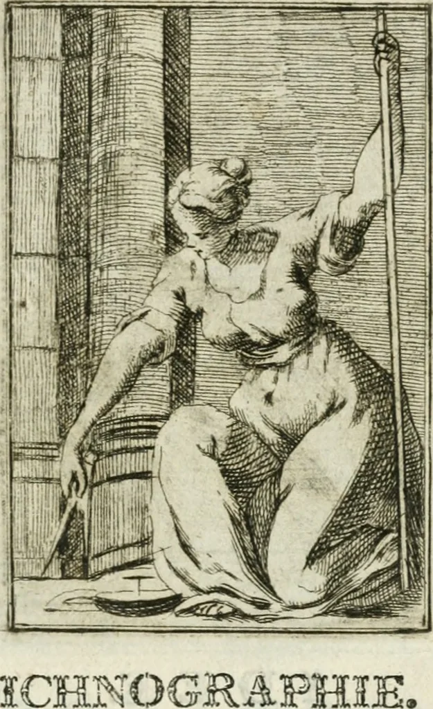 An illustration from Iconologie, tirée de divers auteurs : ouvrage utile aux gens de lettres, aux poëtes, aux artistes, & généralement à tous les amateurs des beaux-arts, 1766, leaf 104