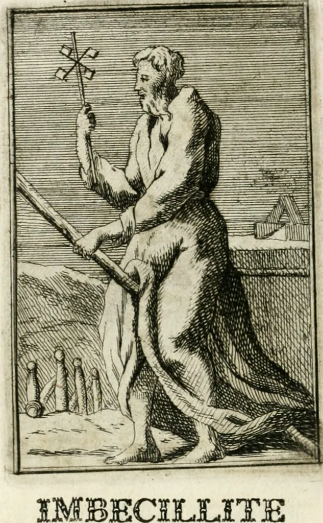 An illustration from Iconologie, tirée de divers auteurs : ouvrage utile aux gens de lettres, aux poëtes, aux artistes, & généralement à tous les amateurs des beaux-arts, 1766, leaf 109
