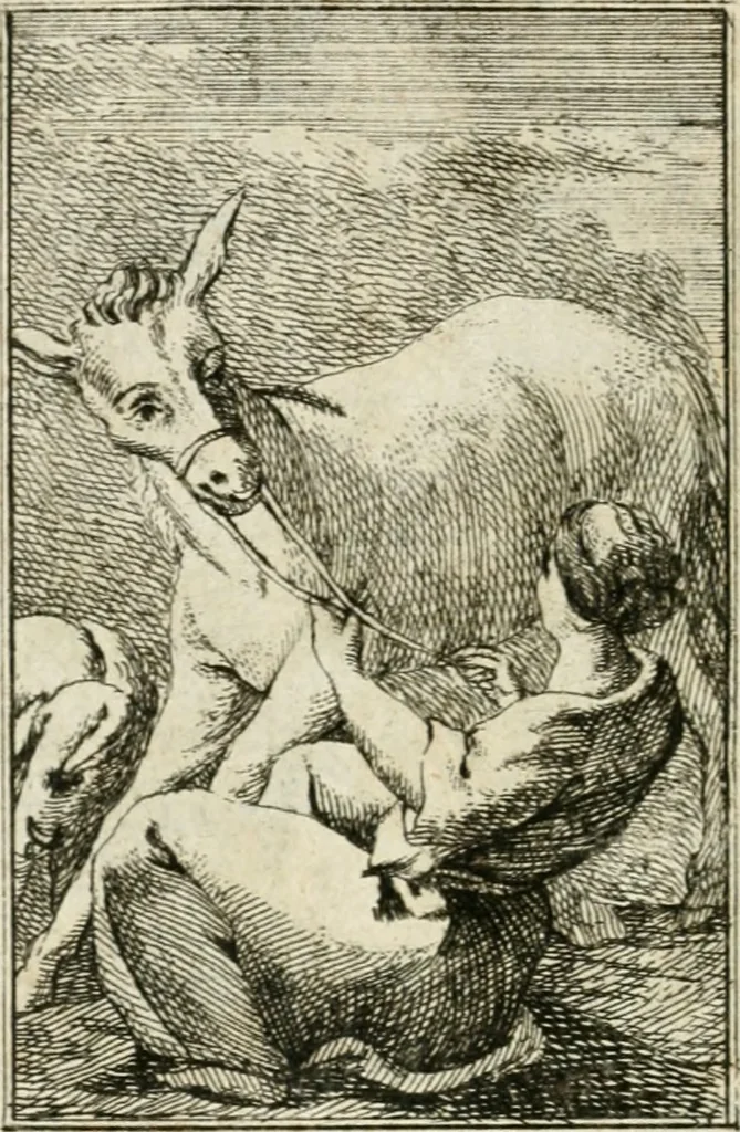 An illustration from Iconologie, tirée de divers auteurs : ouvrage utile aux gens de lettres, aux poëtes, aux artistes, & généralement à tous les amateurs des beaux-arts, 1766, leaf 121
