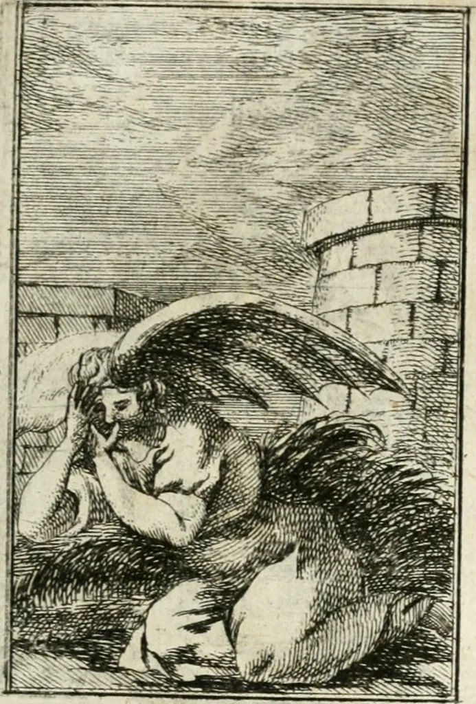 An illustration from Iconologie, tirée de divers auteurs : ouvrage utile aux gens de lettres, aux poëtes, aux artistes, & généralement à tous les amateurs des beaux-arts, 1766, leaf 124