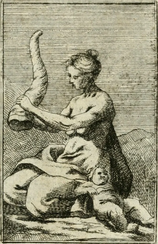 An illustration from Iconologie, tirée de divers auteurs : ouvrage utile aux gens de lettres, aux poëtes, aux artistes, & généralement à tous les amateurs des beaux-arts, 1766, leaf 126