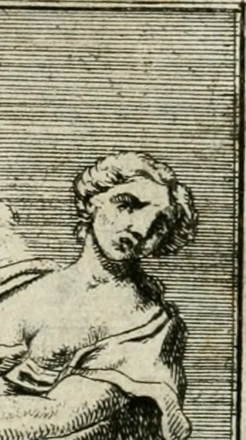 An illustration from Iconologie, tirée de divers auteurs : ouvrage utile aux gens de lettres, aux poëtes, aux artistes, & généralement à tous les amateurs des beaux-arts, 1766, leaf 127