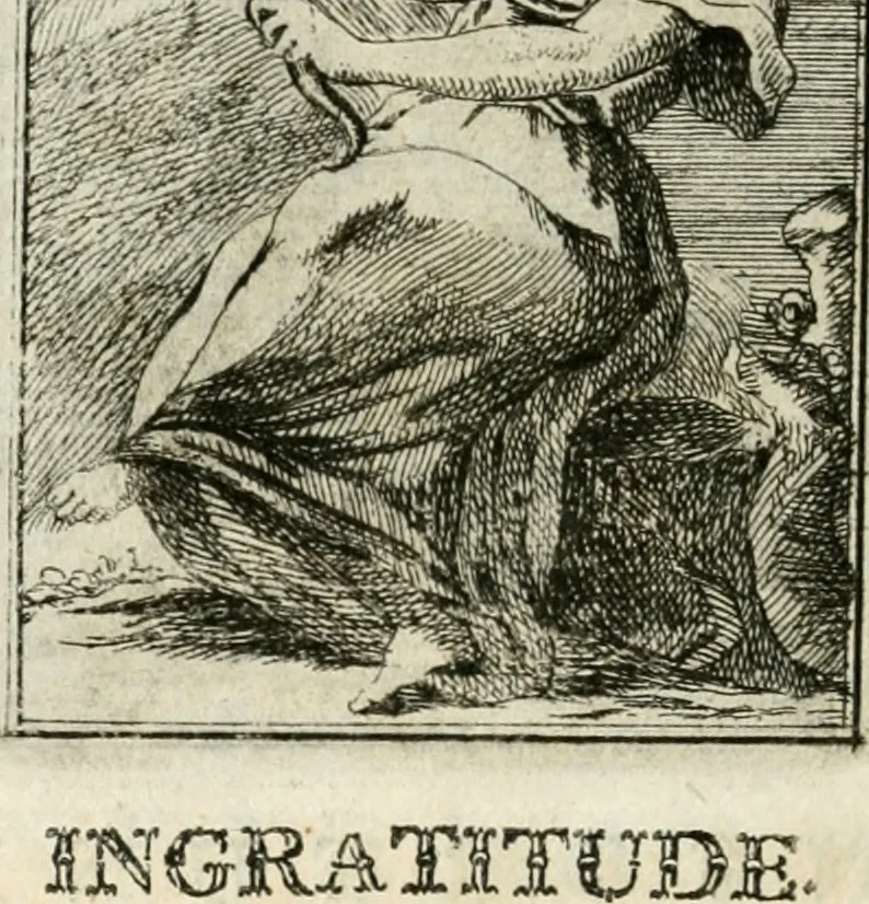 An illustration from Iconologie, tirée de divers auteurs : ouvrage utile aux gens de lettres, aux poëtes, aux artistes, & généralement à tous les amateurs des beaux-arts, 1766, leaf 127
