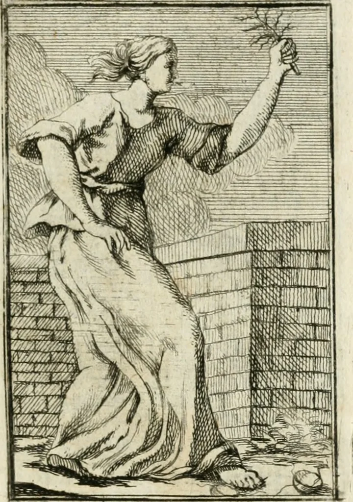An illustration from Iconologie, tirée de divers auteurs : ouvrage utile aux gens de lettres, aux poëtes, aux artistes, & généralement à tous les amateurs des beaux-arts, 1766, leaf 130