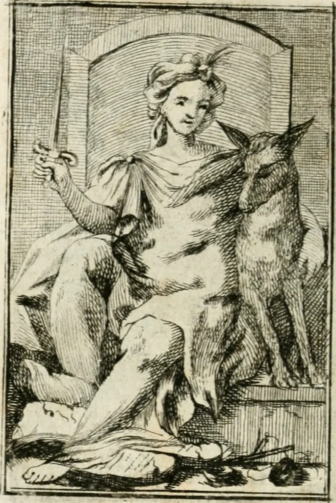 An illustration from Iconologie, tirée de divers auteurs : ouvrage utile aux gens de lettres, aux poëtes, aux artistes, & généralement à tous les amateurs des beaux-arts, 1766, leaf 131