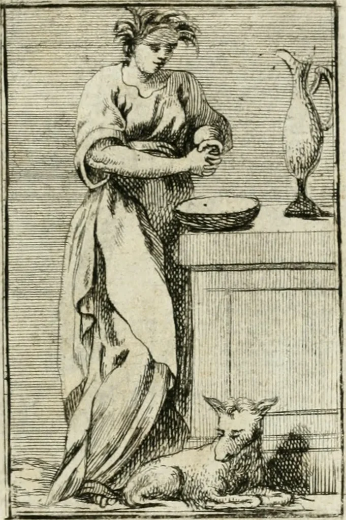 An illustration from Iconologie, tirée de divers auteurs : ouvrage utile aux gens de lettres, aux poëtes, aux artistes, & généralement à tous les amateurs des beaux-arts, 1766, leaf 132