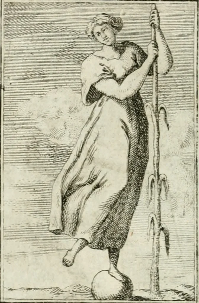 An illustration from Iconologie, tirée de divers auteurs : ouvrage utile aux gens de lettres, aux poëtes, aux artistes, & généralement à tous les amateurs des beaux-arts, 1766, leaf 135