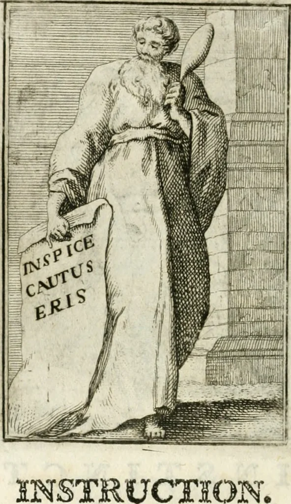 An illustration from Iconologie, tirée de divers auteurs : ouvrage utile aux gens de lettres, aux poëtes, aux artistes, & généralement à tous les amateurs des beaux-arts, 1766, leaf 137