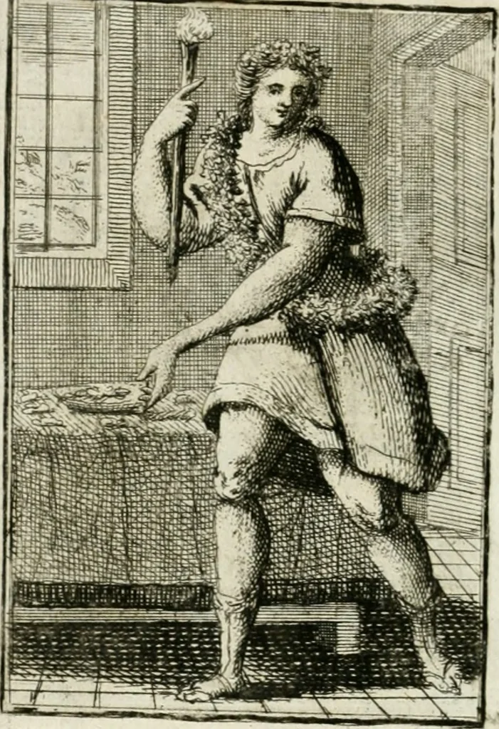 An illustration from Iconologie, tirée de divers auteurs : ouvrage utile aux gens de lettres, aux poëtes, aux artistes, & généralement à tous les amateurs des beaux-arts, 1766, leaf 143