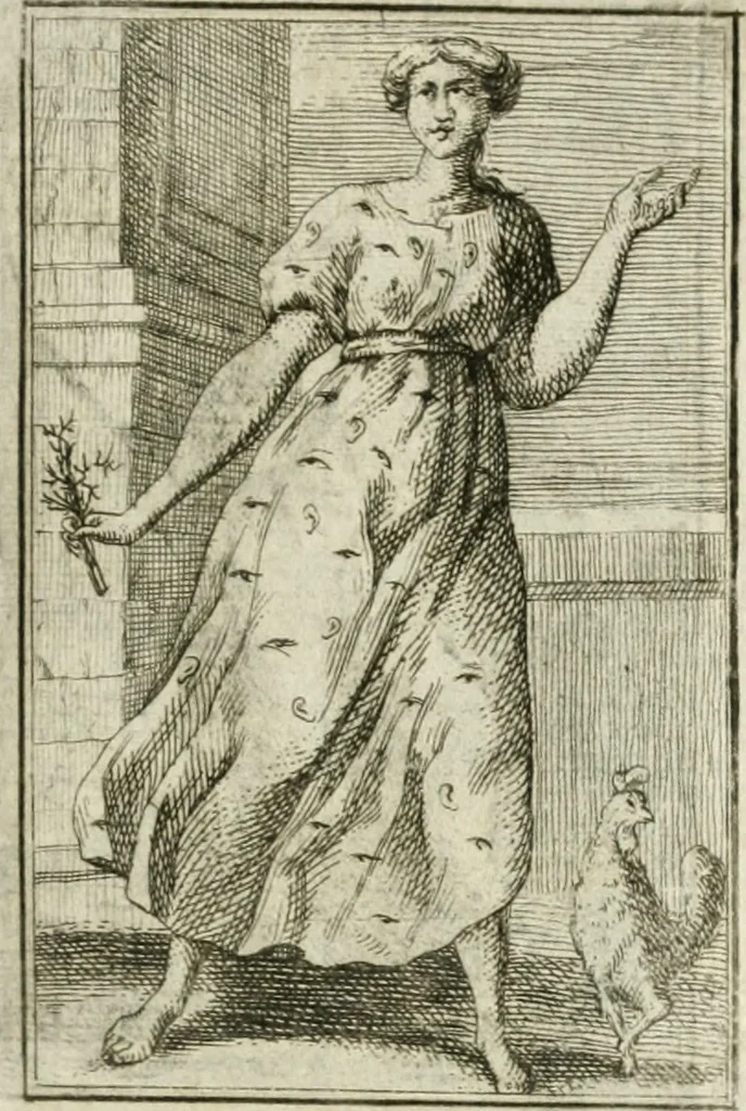 An illustration from Iconologie, tirée de divers auteurs : ouvrage utile aux gens de lettres, aux poëtes, aux artistes, & généralement à tous les amateurs des beaux-arts, 1766, leaf 146