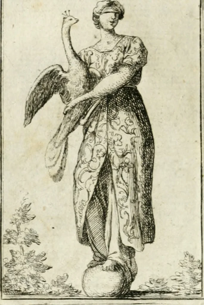 An illustration from Iconologie, tirée de divers auteurs : ouvrage utile aux gens de lettres, aux poëtes, aux artistes, & généralement à tous les amateurs des beaux-arts, 1766, leaf 15