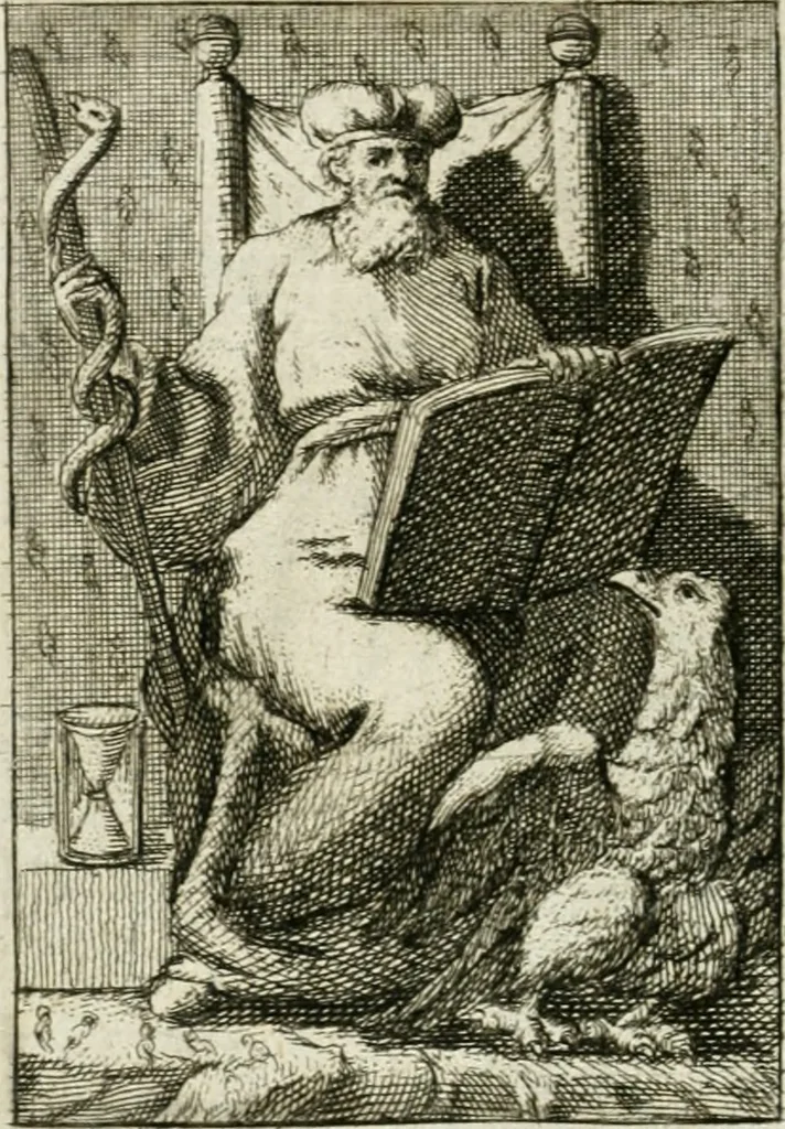 An illustration from Iconologie, tirée de divers auteurs : ouvrage utile aux gens de lettres, aux poëtes, aux artistes, & généralement à tous les amateurs des beaux-arts, 1766, leaf 151