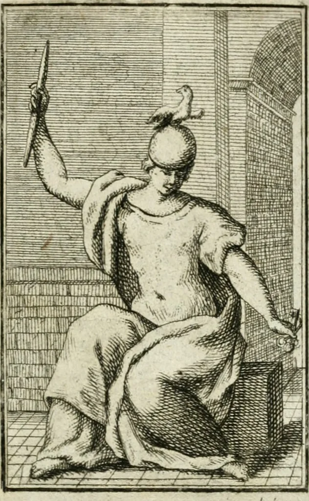 An illustration from Iconologie, tirée de divers auteurs : ouvrage utile aux gens de lettres, aux poëtes, aux artistes, & généralement à tous les amateurs des beaux-arts, 1766, leaf 164