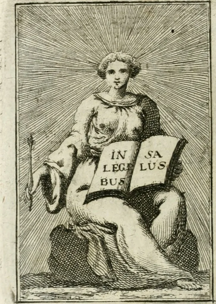 An illustration from Iconologie, tirée de divers auteurs : ouvrage utile aux gens de lettres, aux poëtes, aux artistes, & généralement à tous les amateurs des beaux-arts, 1766, leaf 165